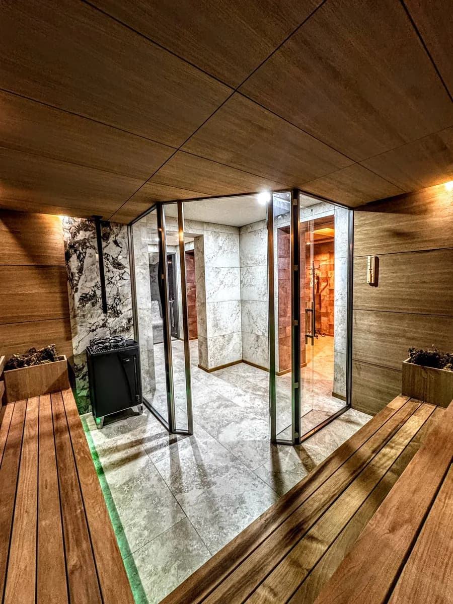 Herbal aroma sauna